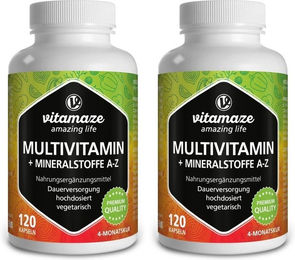 Vitamaze Multivitamin Kapseln vegetarisch für Erwachsene – Bild 1 von 1