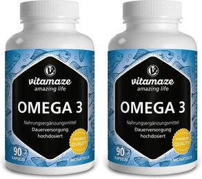 Vitamaze Omega 3 Fischöl 700 mg Kapseln 90 Stück ohne Zusatzstoffe – Bild 1 von 1
