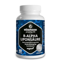 Produktbild von Vitamaze R-Alpha-Liponsäure 200 mg hochdosiert vegan Kapseln