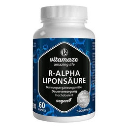 Vitamaze R-Alpha-Liponsäure 60 mg vegane Kapseln glutenfrei und laktosefrei – Bild 1 von 1