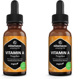 Vitamaze Vitamin A 500 µg hochdosierte Tropfen – Bild 1 von 1