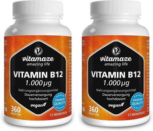 Vitamaze Vitamin B12 1.000 µg Tabletten vegan 360 Stück – Bild 1 von 1