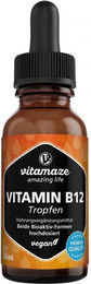 Vitamaze Vitamin B12 100 µg hochdosiert vegan Tropfen 50 ml – Bild 1 von 4