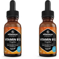 Produktbild von Vitamaze Vitamin B12 Tropfen vegan hochdosiert