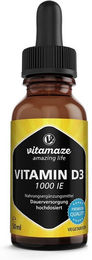 Vitamaze Vitamin D3 Tropfen 1000 IE ohne Zusatzstoffe 50 ml – Bild 1 von 3
