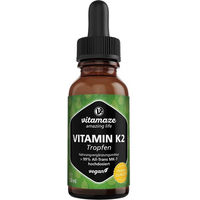 Produktbild von Vitamaze Vitamin K2 MK-7 Tropfen hochdosiert vegan 200 ml