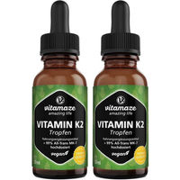 Produktbild von Vitamaze Vitamin K2 MK-7 Tropfen vegan hochdosiert 20 µg