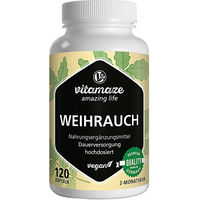 Produktbild von Vitamaze Weihrauch Boswellia 900 mg hochdosiert vegan Kapseln 120 Stück