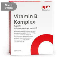 Produktbild von Vitamin B Komplex Kapseln von apodiscounter vegan 60 Stück