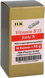 Vitamin B12 forte N FBK-Pharma GmbH Kapseln 90 Stück – Bild 1 von 3