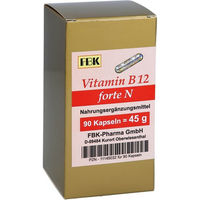 Produktbild von Vitamin B12 forte N FBK-Pharma GmbH Kapseln 90 Stück