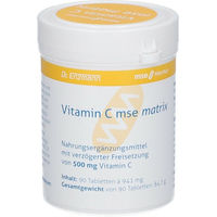 Produktbild von Vitamin C MSE Matrix Tabletten MSE Pharmazeutika GmbH 90 Stück glutenfrei laktosefrei ohne Gelatine