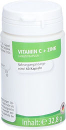 Vitamin C und Zink Kapseln vegan mit Ascorbinsäure und Zinkgluconat – Bild 1 von 1