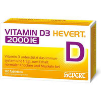 Produktbild von Vitamin D3 Hevert 2000 IE Tabletten 120 Stück