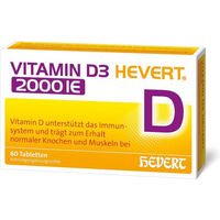 Produktbild von Vitamin D3 Hevert 2000 IE Tabletten 60 Stück