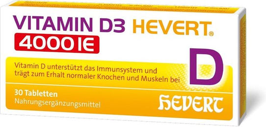 Vitamin D3 Hevert 4000 IE Tabletten 30 Stück – Bild 1 von 1