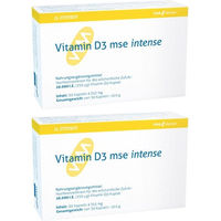 Produktbild von Vitamin D3 intense mse Pharmazeutika GmbH 10000 IE Kapseln glutenfrei laktosefrei ohne Gelatine 60 Stück