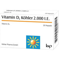 Produktbild von Vitamin D3 Köhler 2000 I.E. Kapseln