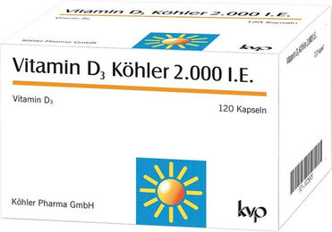 Vitamin D3 Köhler 2000 IE Kapseln – Bild 1 von 1