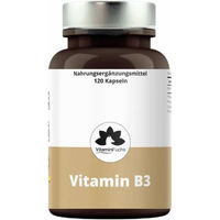Produktbild von Vitamin Fuchs Niacin Vitamin B3 vegan ohne Zusatzstoffe 120 Kapseln
