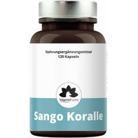 Produktbild von Vitamin Fuchs Sango Koralle Algenkalk Kapseln vegan ohne Zusatzstoffe 120 Stück