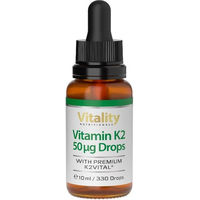 Produktbild von Vitamin K2 MK-7 Tropfen 50 mcg von Vitality Nutritionals ohne Zusatzstoffe 1000 ml