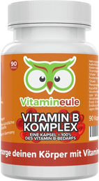 Vitamineule® B-Komplex Kapseln vegan ohne Zusatzstoffe für Erwachsene und Kinder – Bild 1 von 1