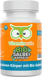 Vitamineule® Bio Salbei Kapseln 500 mg vegan ohne Zusatzstoffe – Bild 1 von 1