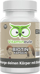 Vitamineule® Biotin Kapseln 10.000 µg ohne Zusatzstoffe für Erwachsene und Kinder – Bild 1 von 1