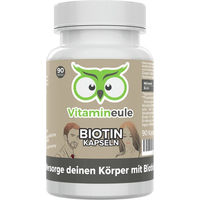 Produktbild von Vitamineule® Biotin Kapseln 10.000 µg ohne Zusatzstoffe für Erwachsene und Kinder