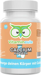 Vitamineule Calcium Komplex Kapseln mit Calciumcitrat und Calciumcarbonat ohne Zusatzstoffe für Erwachsene und Kinder 120 Stück – Bild 1 von 1