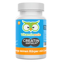 Produktbild von Vitamineule Creatin Monohydrat Kapseln 585 mg 250 Stück
