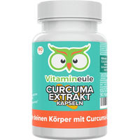 Produktbild von Vitamineule® Curcuma Extrakt Kapseln ohne Zusatzstoffe