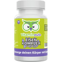 Produktbild von Vitamineule® Eisen Komplex Kapseln mit 56 mg Eisenbisglycinat und Vitamin C ohne Zusatzstoffe für Erwachsene und Kinder