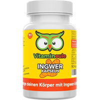Produktbild von Vitamineule® Ingwer Kapseln vegan ohne Zusatzstoffe
