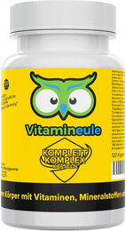 Vitamineule® Komplett Komplex Kapseln mit Vitaminen, Mineralstoffen und Superfoods ohne Zusatzstoffe für Kinder und Erwachsene 120 Kapseln – Bild 1 von 1