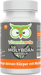 Vitamineule® Molybdän Kapseln 200 µg ohne Zusatzstoffe 90 Stück – Bild 1 von 1