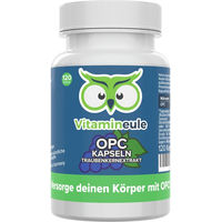 Produktbild von Vitamineule® OPC Kapseln mit 500 mg Traubenkernextrakt ohne Zusatzstoffe 120 Stück