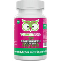 Produktbild von Vitamineule® Pinienrindenextrakt Kapseln mit 500 mg OPC vegan und ohne Zusatzstoffe