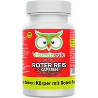 Produktbild von Vitamineule Roter Reis Kapseln vegan ohne Zusatzstoffe