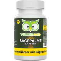 Produktbild von Vitamineule® Sägepalme Kapseln mit 450 mg 80:1 Extrakt und 112 mg Phytosterolen vegan und ohne Zusatzstoffe