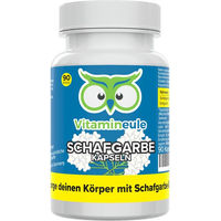Produktbild von Vitamineule® Schafgarbe Kapseln mit 300 mg 10:1 Extrakt, vegan und ohne Zusatzstoffe