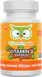 Vitamineule® Vitamin A Kapseln ohne Zusatzstoffe für Erwachsene und Kinder – Bild 1 von 1
