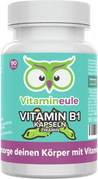 Vitamineule® Vitamin B1 Kapseln vegan ohne Zusatzstoffe für Erwachsene und Kinder – Bild 1 von 1