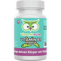 Produktbild von Vitamineule® Vitamin B1 Kapseln vegan ohne Zusatzstoffe für Erwachsene und Kinder