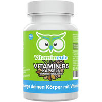 Produktbild von Vitamineule® Vitamin B5 Kapseln mit Pantothensäure 250 mg vegan und ohne Zusatzstoffe