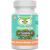 Produktbild von Vitamineule® Vitamin E Kapseln 90 mg ohne Zusatzstoffe für Erwachsene und Kinder