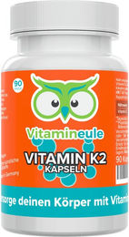 Vitamineule® Vitamin K2 MK-7 Kapseln 200 µg ohne Zusatzstoffe 90 Stück – Bild 1 von 1