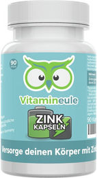 Vitamineule® Zink Bisglycinat Kapseln 25 mg vegan ohne Zusatzstoffe für Erwachsene und Kinder – Bild 1 von 1