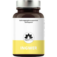 Produktbild von VitaminFuchs Ingwer Kapseln mit Ingwerpulver 120 Stück